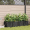 vidaXL - Tuinplanters - met - wateringsysteem - 4 - stuks - Zwart