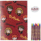 Schrijfset Harry Potter 16 Onderdelen Rood