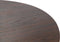 Stalux Ronde eettafel 'Daan' 135cm, kleur wit / bruin hout