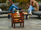 RedFire – Madison - Handmade - Bruin - Staal – Vuurschaal - Vuurkorf – 38 x 23 x 50 (LxBxH)- Cortenlook – Terrasverwarming – Sfeerhaard
