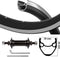 Kgs Voorwiel 28 inch (622) velg ryde stratos/zilver zwart vaste as