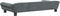 vidaXL Kinderbank 100x50x26 cm fluweel donkergrijs