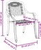 vidaXL - Tuinstoelen - 2 - stuks - in - bronzen - gietaluminium