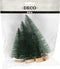 Creotime Miniatuur Kerstbomen 3 Stuks 10 - 14 Cm Groen