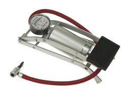 Perel - Voetpomp - 6.9 bar met manometer - 3 aansluitstukken