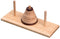 PHILOS Toren van Hanoi - Hevea hout - 9 ringen - 22 x 8 cm