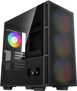 DeepCool CH560 - Mid-tower PC-behuizing - 3 x 140 mm ARGB-ventilatoren - Zwart