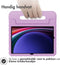 imoshion Galaxy Tab S9/S10 - Kidsproof Backcover - Schokabsorberend met handvat - Lila