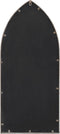 vidaXL - Tuinspiegel - 100x45 - cm - ijzer - zandkleurig