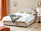 VAUCLUSE - Bed met opbergruimte - Lichtbeige - 160x200 cm - Polyester