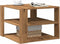 vidaXL - Salontafel - 58x58x40 - cm - bewerkt - hout - artisanaal - eikenkleurig