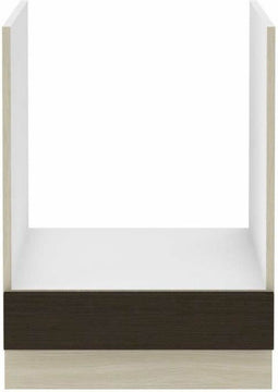 Chamonix Low Furniture Vier - 2 deuren - Melamine - Dark Oak Decor - L 60 x D 52 x H 82 cm