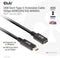 Club 3D CAC-1531 - USB Gen1 Type-C Verlengkabel 5Gbps 60W 4K 1m - Zwart