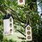 Baza Vogel- Buffet Chalet 3 Feeder FSC Hout Roodborstjes