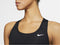 Nike Dri-FIT Swoosh - Sportbeha Dames - Nonpadded - Black/White - Maat XL