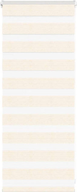 vidaXL - Zebra - rolgordijn - 65x100 - cm - stofbreedte - 60,9 - cm - marmerbeige