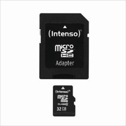 Intenso microSDHC Class 10 - Geheugenkaart 32GB - Lezen 20MB/s Schrijven 12MB/s