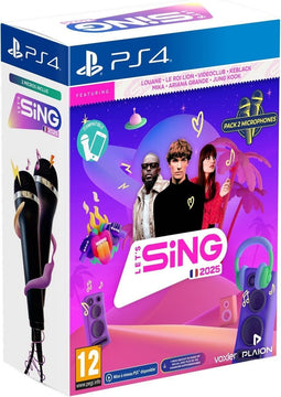 Let's Sing 2025 - PS4 - Inclusief 2 microfoons - Karaoke ervaring (2 stuks)
