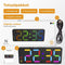 Nuvance Digitale Wekker - Dubbele Alarmfunctie - Helder LED-display - Zwart RGB