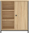 vidaXL - Dressoir - 70x30x80 - cm - bewerkt - hout - sonoma - eikenkleurig