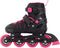 Aventuri Verstelbare Inline Skates - Semi-softboot Skeelers - Verstelbaar Maat 30-33 (S) - Zwart/Roze