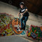 Xootz Stunt Scooter T-Bar Invert Black