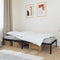 vidaXL - Bedframe - metaal - zwart - 100x190 - cm