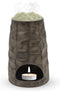 Scentchips® Pion Gebeiteld - Waxbrander - Geurbrander - Oliebrander - Wax Melts Brander - Aromabrander - Ook Geschikt Voor Essentiële Oliën - Geurolie - Waxmelts - Brons