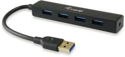 Equip 128953 - USB 3.0 Hub - 4 poorten - Zwart
