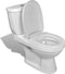 vidaXL - Toilet - met - stortbak - wit