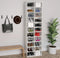 vidaXL - Schoenenkast - 22 vakken - 54x34x183 cm - hoogglans wit