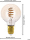 EGLO connect.z - Smart LED Lamp E27 - Instelbaar wit licht - Dimbaar - Ø 8 cm (1 stuk)