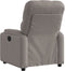 Fauteuil verstelbaar stof taupe