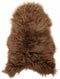 vidaXL - Stoelhoes - IJslander - schapenvacht - 70x110 - cm - bruin