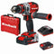 Einhell TE-CD 18 Li BL - Accu Boor- en Schroefmachine - Koolborstelloos 60 Nm (2x 2000 mAh)
