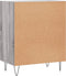 vidaXL - Dressoir - 57x35x70 - cm - bewerkt - hout - grijs - sonoma - eikenkleurig