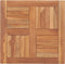 vidaXL - Tafelblad - 60x60x2,5 - cm - massief - teakhout