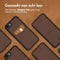 Accezz iPhone SE (2022) / SE (2020) / 8 / 7 / 6s / 6 - Backcover - Premium Leather Card Slot - Bruin