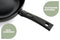 Excellent Houseware Steelpan met Deksel - 18 cm - Zwart