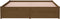 vidaXL - Bedframe - massief - hout - honingbruin - 140x200 - cm