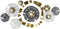 Wanddecoratie DKD Home Decor Zwart Gouden Metaal Wit (121,3 x 5,7 x 57 cm)