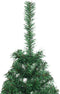 vidaXL - Kunstkerstboom - Half - 120 cm - PVC - Groen