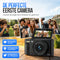 Strex Digitale Camera 5K 75MP - Fototoestel - Compactcamera met Wifi - Vlog Camera - Fotocamera voor Kinderen - 18x Zoom - Draaibaar Scherm - Zwart