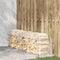 vidaXL - Plantenafdekking - met - zeilringen - 1x4 - m - polyethyleen