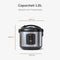 KitchenLove Rijstkoker - 1.2L - Multicooker - Stoomfunctie - Zwart RVS