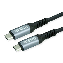 Value 11.99.9088 - USB 4 Gen 3x2 Kabel - 40 Gbit/s en 240 W - Zwart