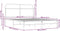 vidaXL - Bedframe - zonder - matras - bewerkt - hout - bruin - eikenkleur - 160x200 - cm