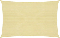 vidaXL - Zonnezeil - 160 - g/m² - 2,5x3 - m - HDPE - beige