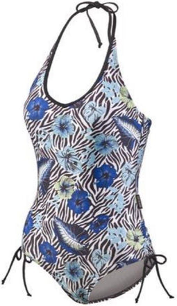 Beco Badpak B-cup Dames Polyamide Zwart/blauw/wit Maat 36