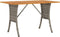 vidaXL - Tuinbank - 3-zits - met - kussens - & - tafel - poly - rattan - grijs